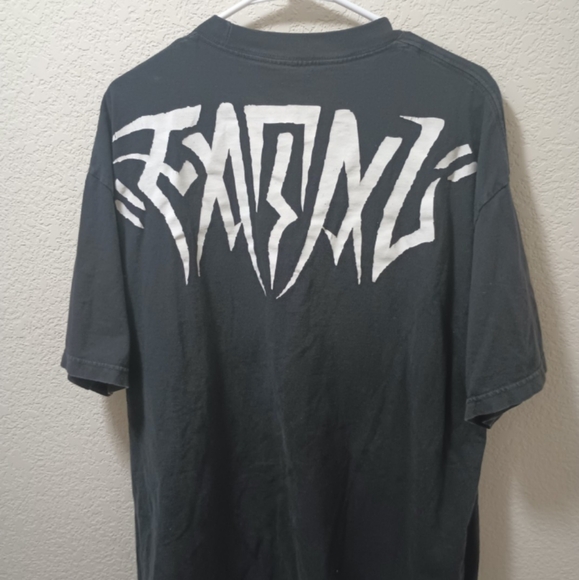 Vintage Y2K Affliction Fatal Graphic Girl w Tattoos. Super cool 😎 Shirt. XL - Picture 2 of 3